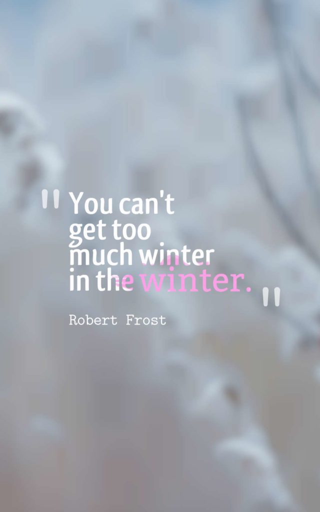 60 Beautiful Winter Quotes And Sayings With Images