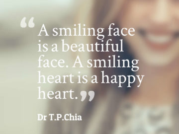 A smiling face is a beautiful face. A smiling heart is a happy heart.