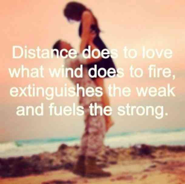 Romantic long distance quotes