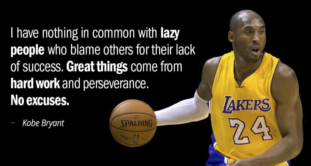 KOBE BRYANT LAZY QUOTES