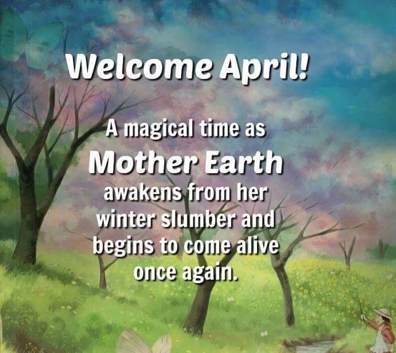 Welcome April Images
