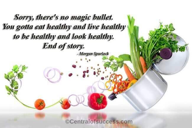Healthy food quotes about eating healthy