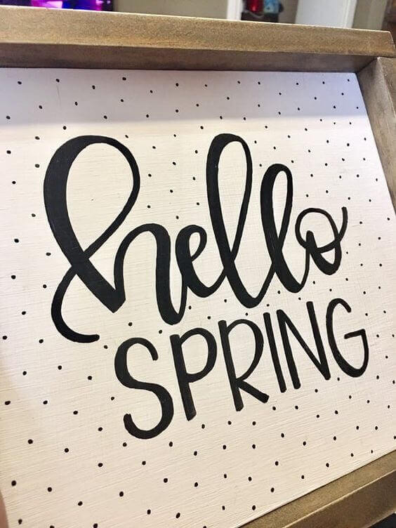 Spring Hand Lettering Picture