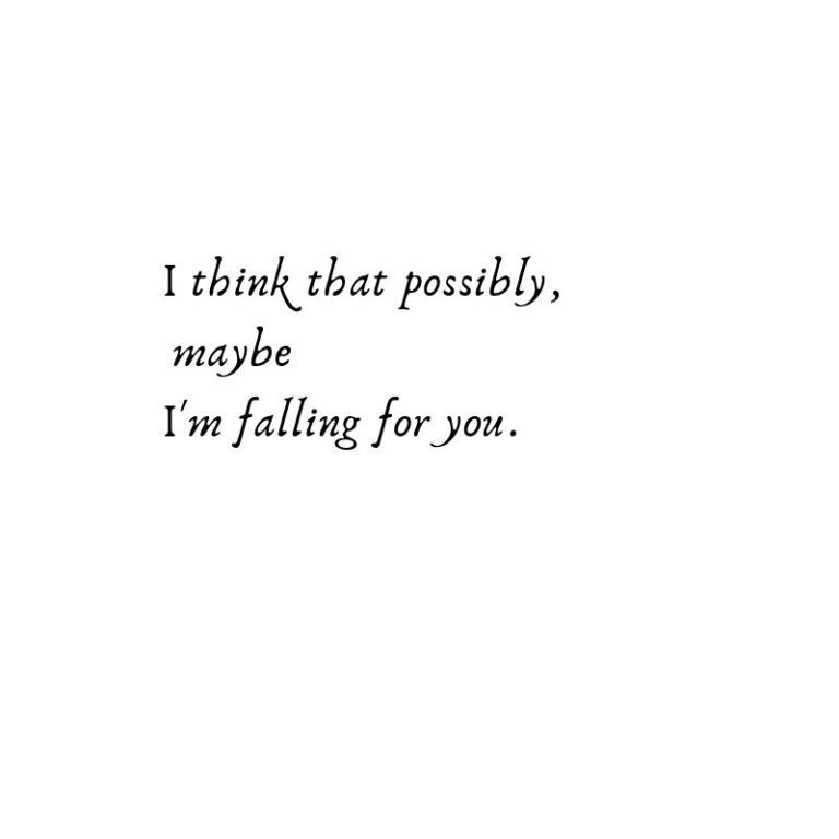 60+ I’m Falling For You Quotes for Your Love