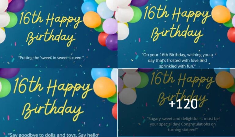 120+ SWEET 16 QUOTES & WISHES TO CELEBRATE YOUR BIRTHDAY