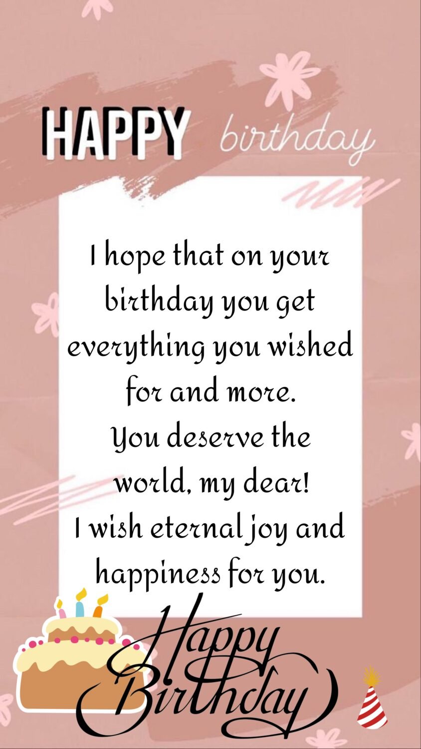 21+ Beautiful Birthday wishes with Images & Quotes