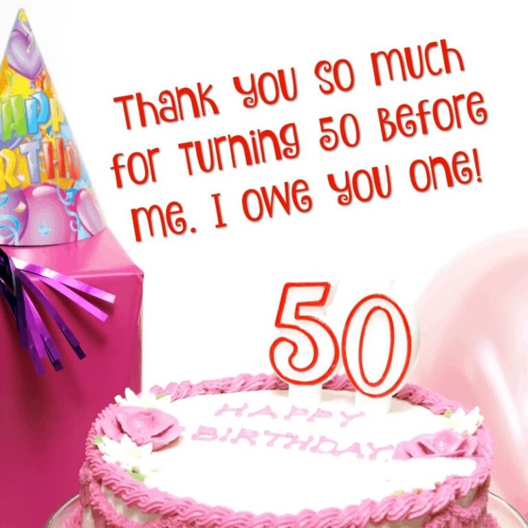 Happy 50th Birthday! A Big List of 50th Birthday Wishes